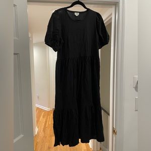 J Crew Factory Eyelet Sleeve Maxi Dress - NWOT